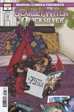 SCARLET WITCH & QUICKSILVER #3 ROMY JONES MARVEL COMICS PRESENTS VARIANT