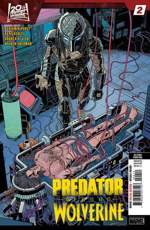 PREDATOR VS. WOLVERINE 2 HAYDEN SHERMAN 2ND PRINTING VARIANT comic