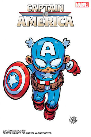 CAPTAIN AMERICA #10 SKOTTIE YOUNG'S BIG MARVEL VARIANT comic