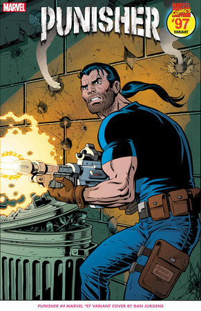 PUNISHER 4 DAN JURGENS MARVEL 97 VARIANT comic