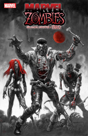 MARVEL ZOMBIES: BLACK, WHITE & BLOOD 3 ALEX HORLEY VARIANT comic