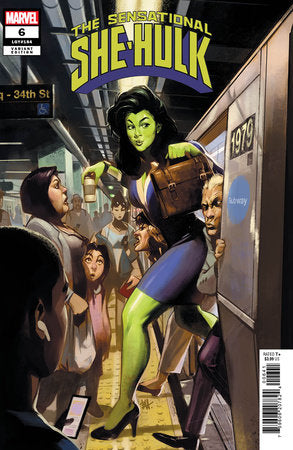 SENSATIONAL SHE-HULK #6 BEN HARVEY VARIANT comic