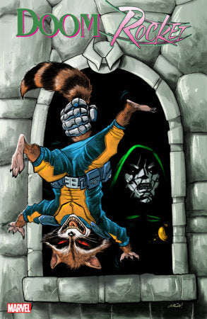 DOCTOR DOOM & ROCKET RACCOON #1 ARIO ANINDITO WINDOWSHADES VARIANT